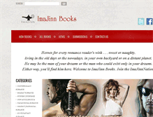 Tablet Screenshot of imajinnbooks.com